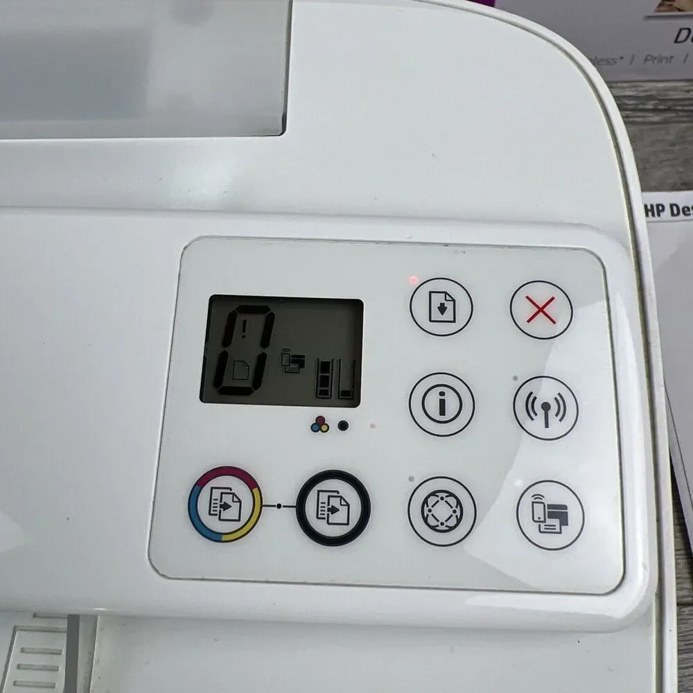 HP DeskJet 3755 Wireless All-in-One Inkjet Printer White New Open Box